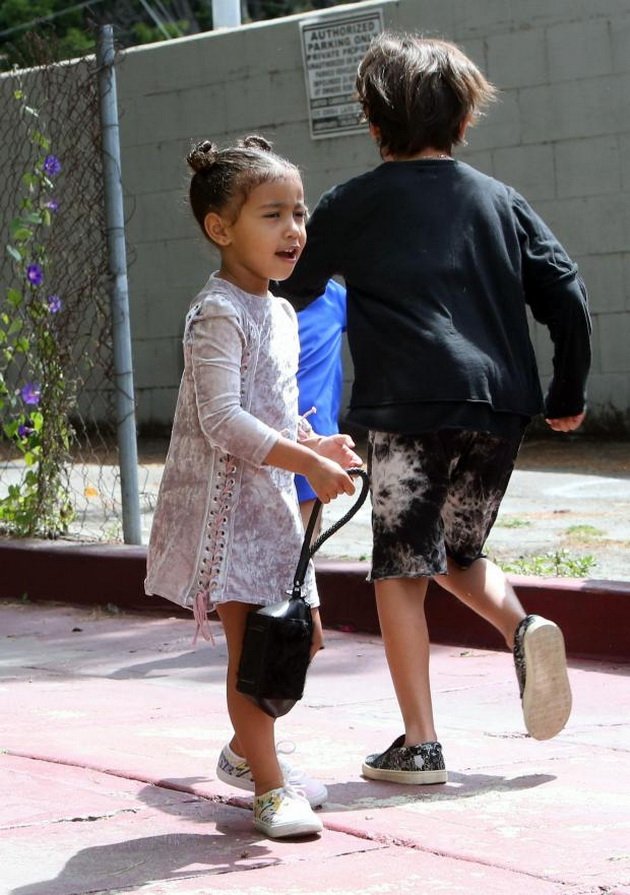 North West showed off its handbag collection worth thousands of dollars