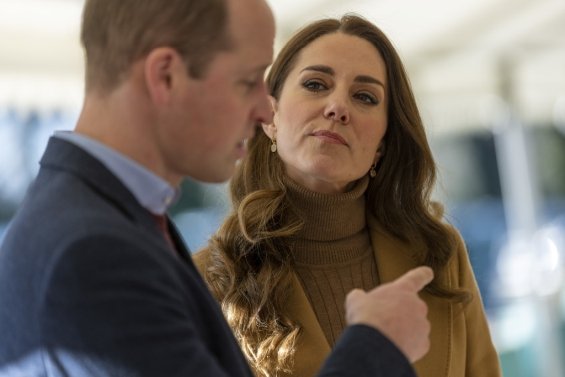 Duchess Catherine and Prince William visit a hospital in Clitheroe