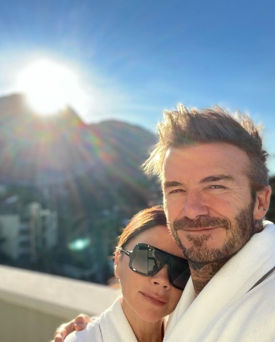 Victoria and David Beckham congratulated each other on Valentine's Day with old photos - "Even after 24 years, you are still my Valentine"