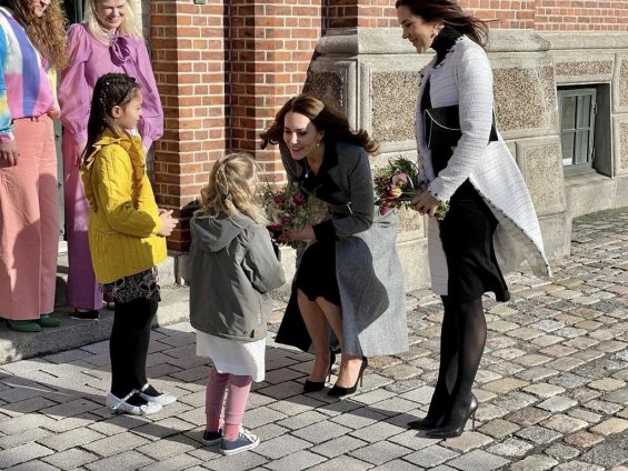 Duchess Catherine met with Princess Mary and Queen Margaret II in Copenhagen