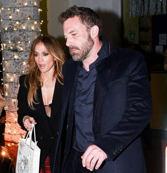 Happy couple: Jennifer Lopez and Ben Affleck photographed in Beverly Hills