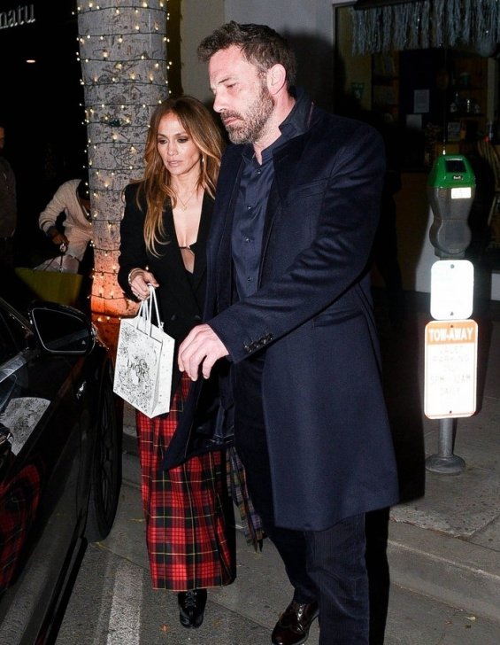 Happy couple: Jennifer Lopez and Ben Affleck photographed in Beverly Hills