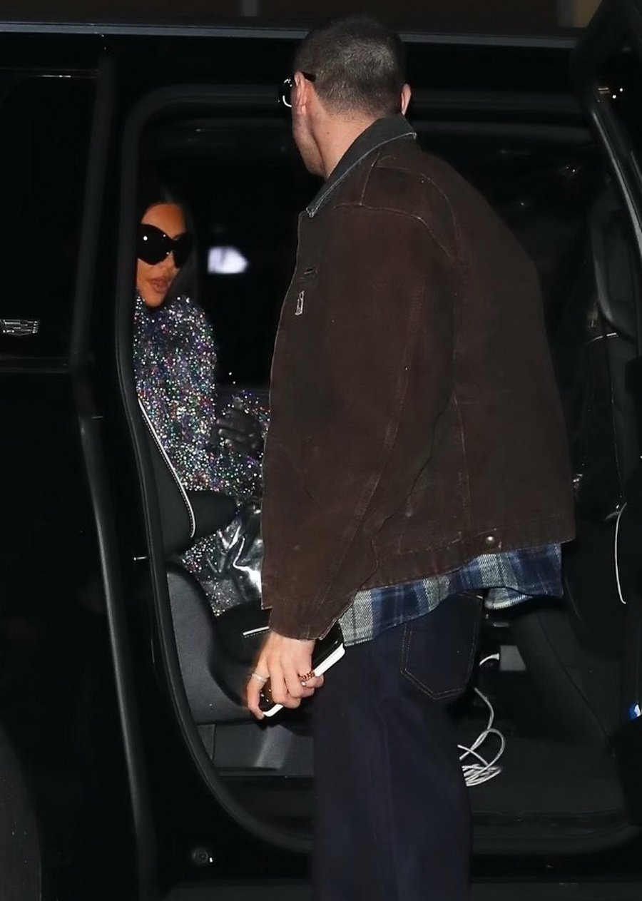 PHOTO: Kim Kardashian enjoyed a romantic dinner with partner Pete Davidson