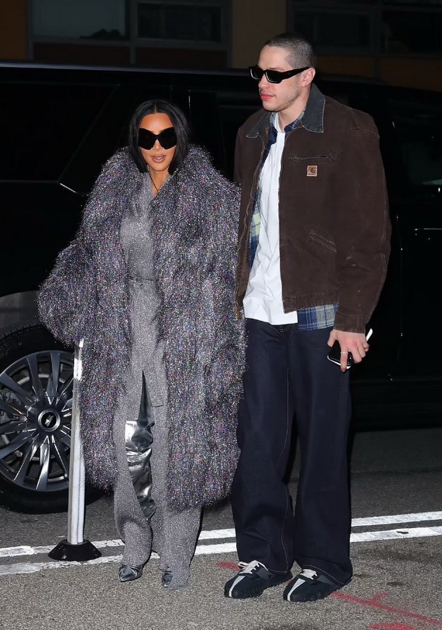 PHOTO: Kim Kardashian enjoyed a romantic dinner with partner Pete Davidson