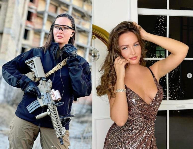 Miss Ukraine took up arms to fight Russia