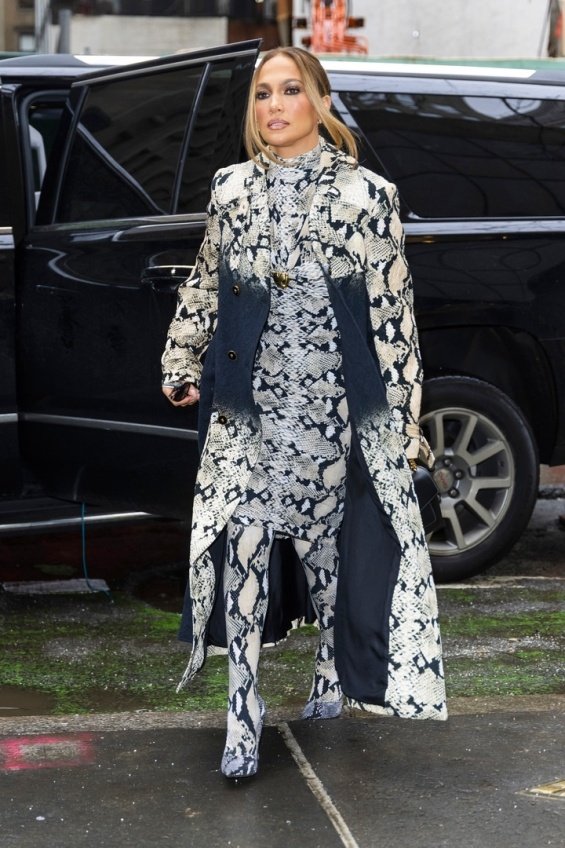 Jennifer Lopez changed 3 stylings for the promotion of the new movie Marry Me