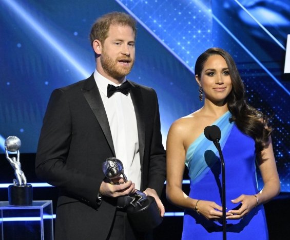 Meghan Markle shone at the award ceremony with Prince Harry