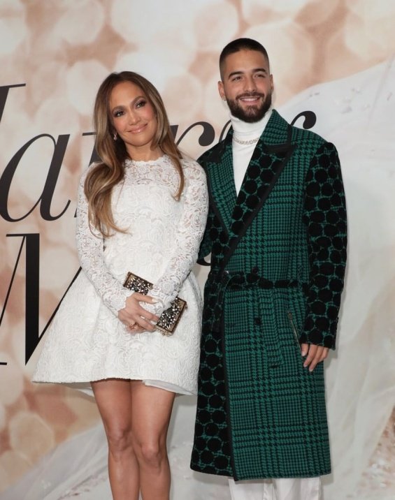 PHOTO: Jennifer Lopez with Ben Affleck and Maluma at the premiere of "Marry Me"