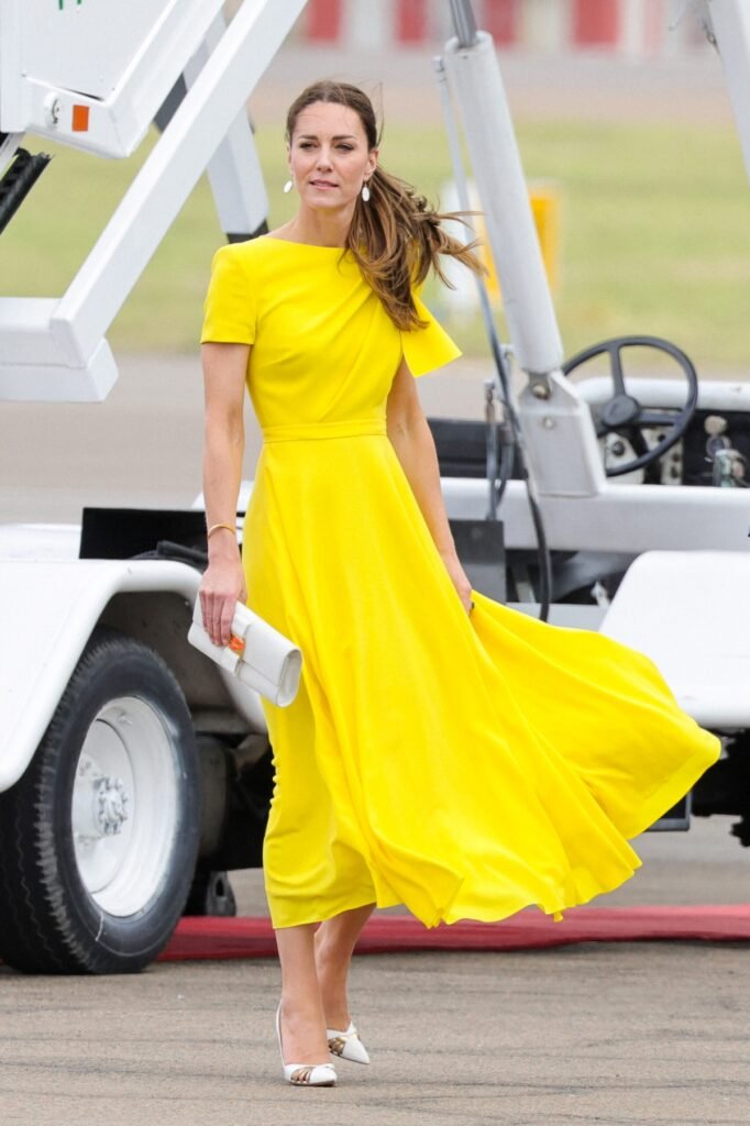 Duchess Catherine arrived in Jamaica in style