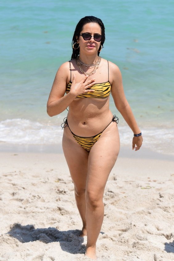 Camila Cabello responded to the criticism of her body after she was photographed in a bikini on the beach