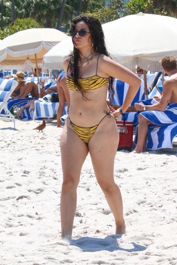 Camila Cabello responded to the criticism of her body after she was photographed in a bikini on the beach