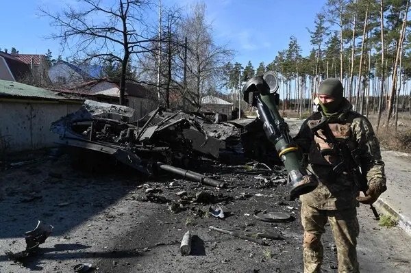 Russian troops looted before retreating from the suburbs of Kyiv