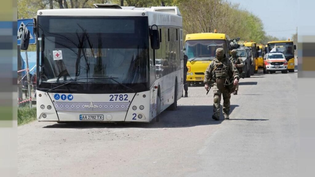 The first group of civilians from Azovstal was evacuated
