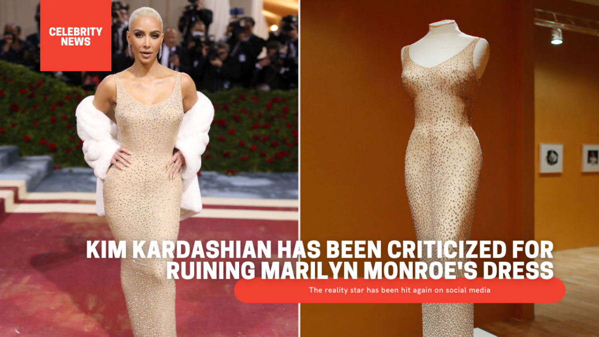 Kim Kardashian Has Been Criticized For Ruining Marilyn Monroe S Dress