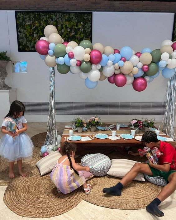 Georgina Rodríguez with children for the 5th birthday of the twins: "I love you with all my heart"