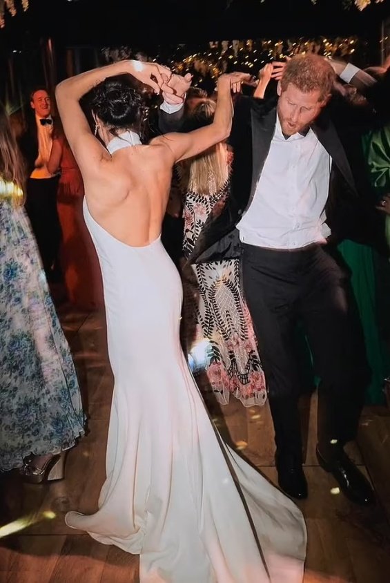 Meghan Markle and Prince Harry released photos from their first wedding dance in the Netflix documentary