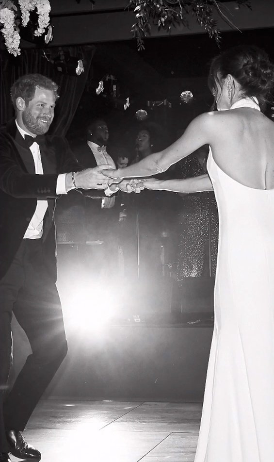 Meghan Markle and Prince Harry released photos from their first wedding dance in the Netflix documentary