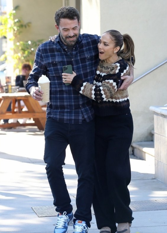 More in love than ever: Jennifer Lopez hugs Ben Affleck in Santa Monica