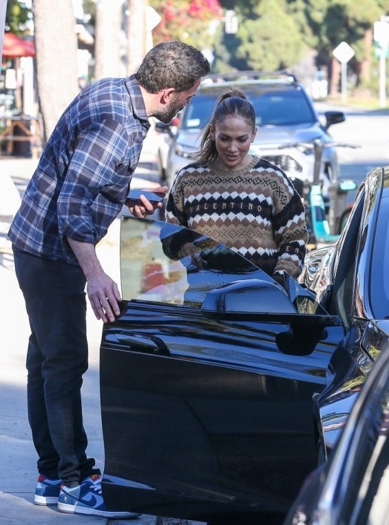 More in love than ever: Jennifer Lopez hugs Ben Affleck in Santa Monica