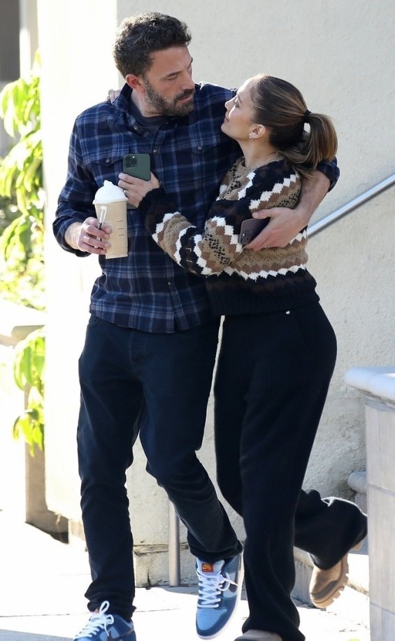 More in love than ever: Jennifer Lopez hugs Ben Affleck in Santa Monica