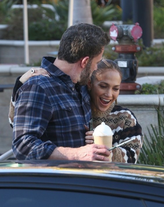 More in love than ever: Jennifer Lopez hugs Ben Affleck in Santa Monica