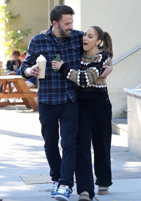 More in love than ever: Jennifer Lopez hugs Ben Affleck in Santa Monica