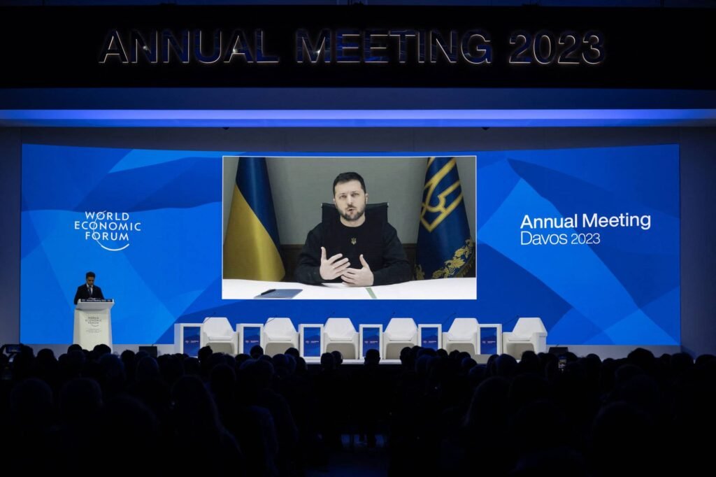 Volodymyr Zelenskyy said during today's video address at the World Economic Forum in Davos