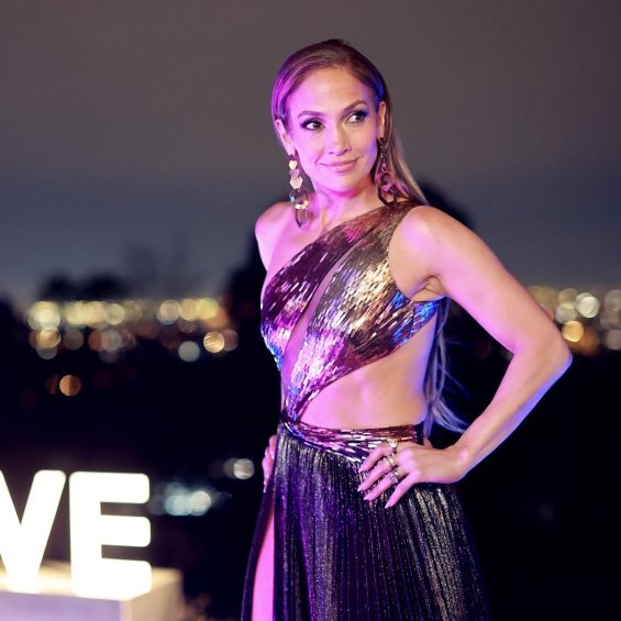 Jennifer Lopez celebrated the launch of her footwear collection