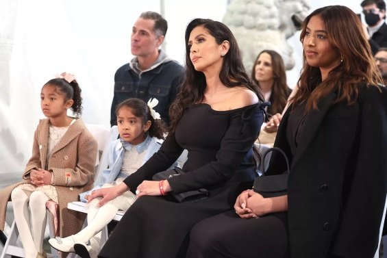 Vanessa Bryant and daughters of the late Kobe Bryant at an event in his honor: "We will always love you"