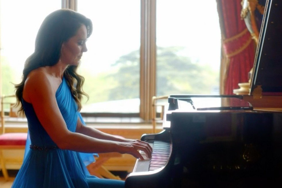Princess Catherine Played the Piano at the Opening of the Eurovision Final