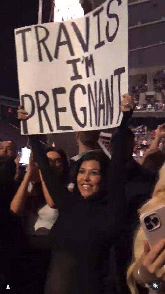 Kourtney Kardashian told Travis she was PREGNANT in the middle of his concert