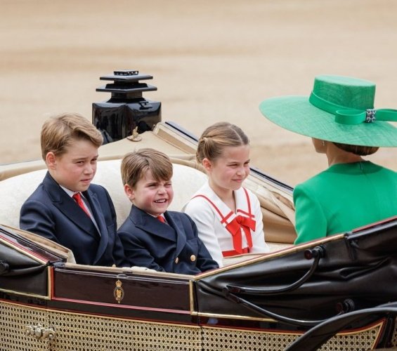 Little Prince Louis stole the spotlight again at a ceremony for King Charles' birthday