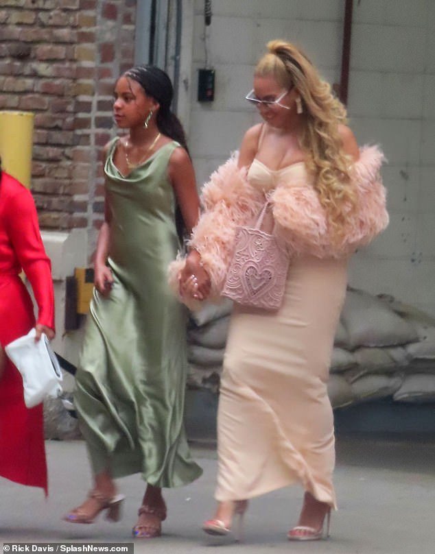 Beyoncé And Blue Ivy's Outfits For Jay-Z's Mom's Wedding
