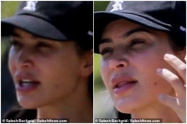 Kim Kardashian Caught Without Makeup On Vacation With Daughter North (PHOTO)