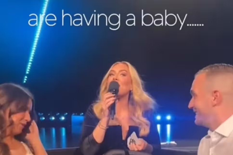 Adele Reveals The Gender Of The Baby To A Couple In The Audience (VIDEO)