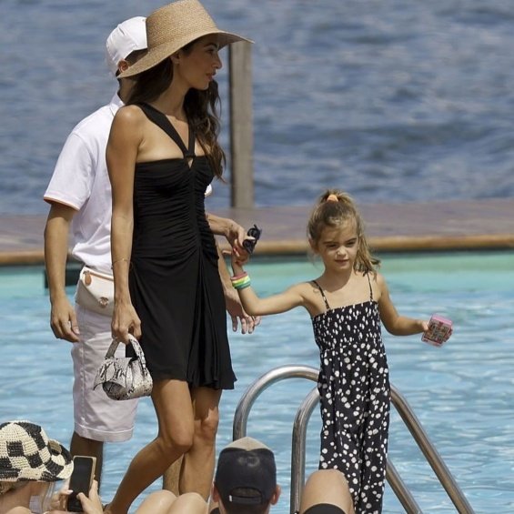 George And Amal Clooney On A Boat On Lake Como