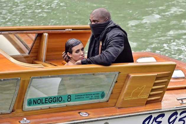 Kanye West With His Pants Down On A Boat In Venice (PHOTO)