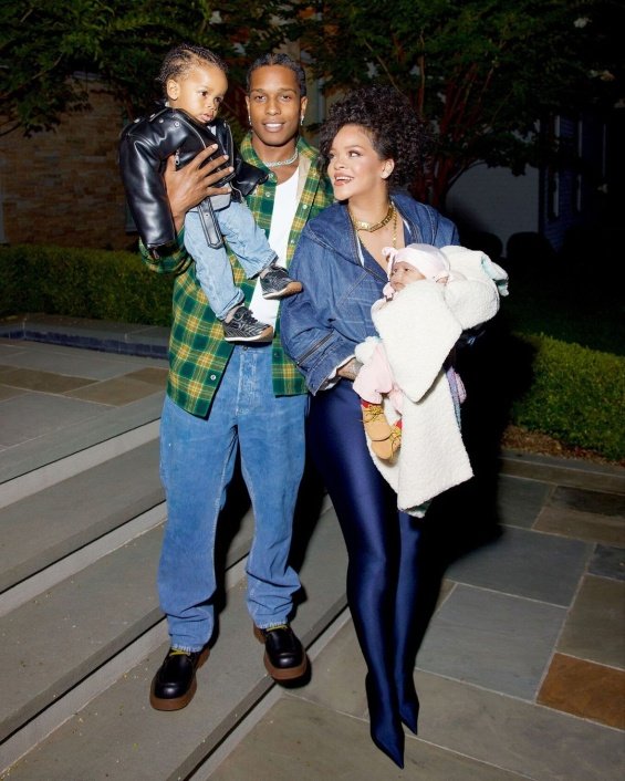 Rihanna And ASAP Rocky Showed Off Newborn Son In An Irresistible Family Photoshoot (See All Photos)