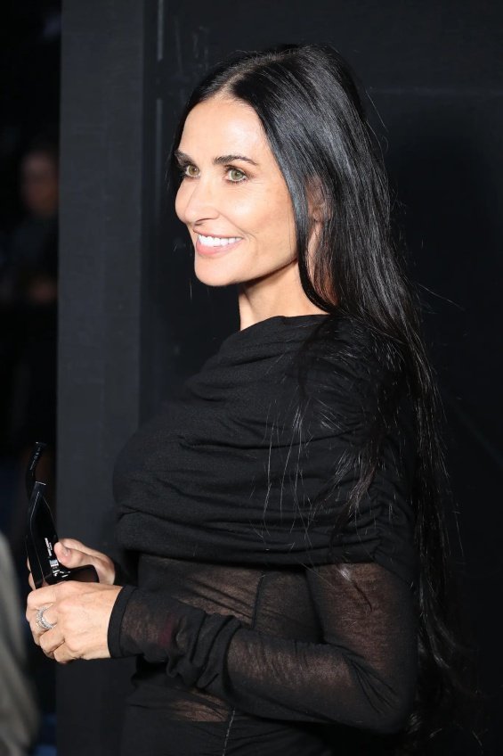 60-year-old Demi Moore Showed More Than She Planned At A Fashion Show In Paris