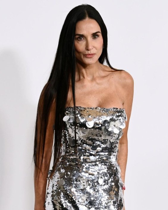 60-year-old Demi Moore Literally Shone At The Fashion Awards In New York