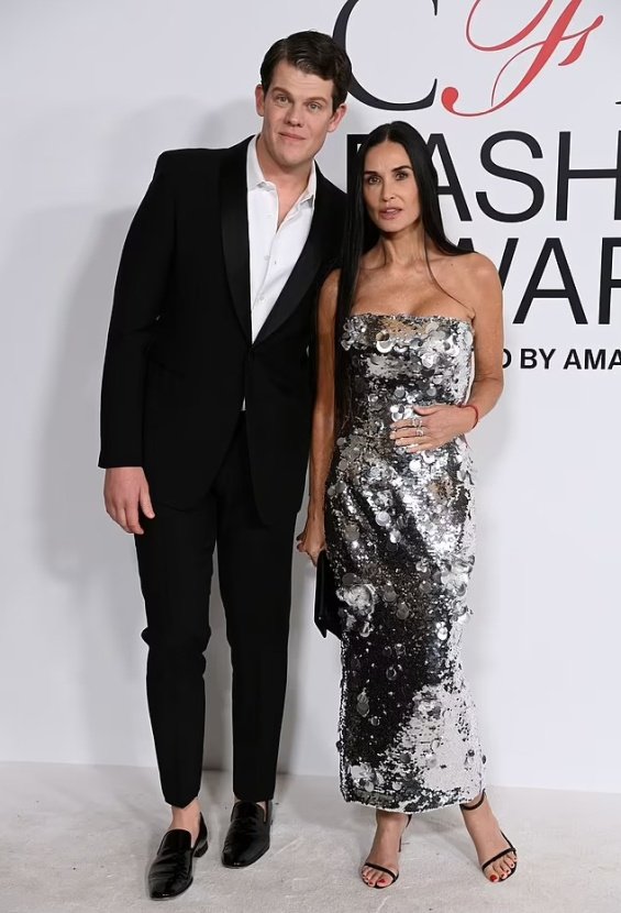 60-year-old Demi Moore Literally Shone At The Fashion Awards In New York