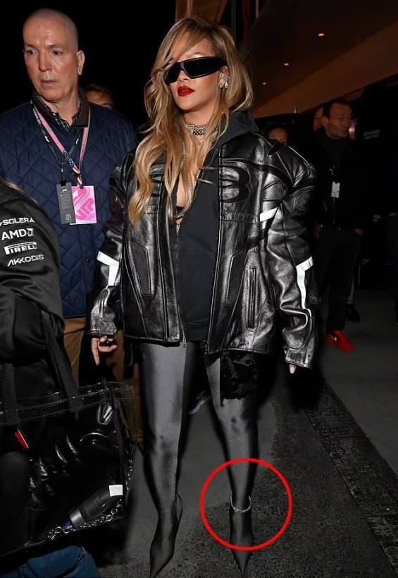 Rihanna Wore A $400,000 Jacob & Co. Ankle Watch To The Las Vegas Grand Prix