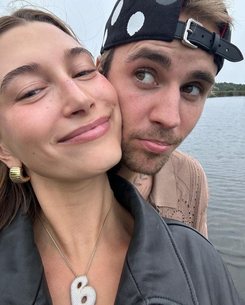 Justin and Hailey Bieber Look So In Love With The Happy Selfies