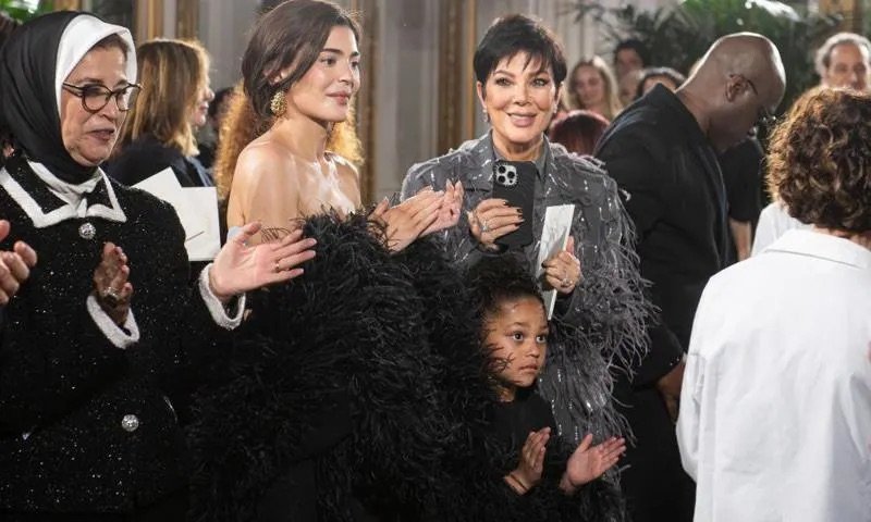 Kylie Jenner Matches With Daughter Stormi At Valentino Haute Couture Show