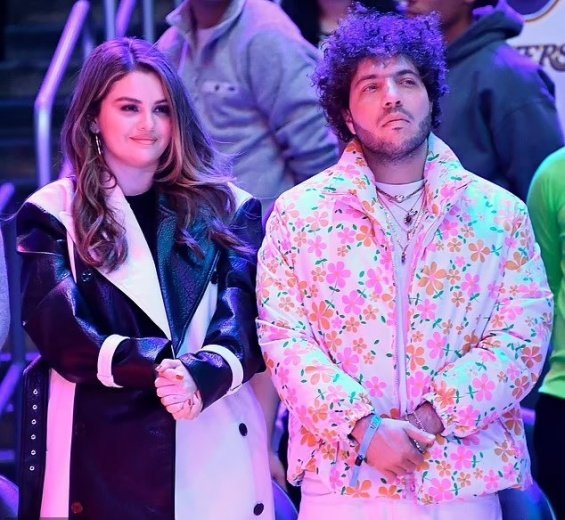 Selena Gomez And Benny Blanco Spotted At Lakers Game