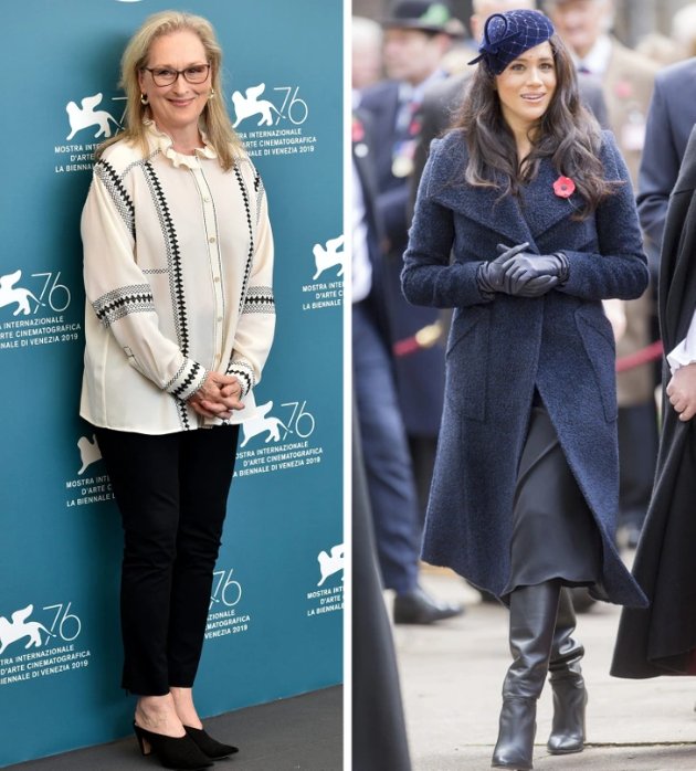 Meryl Streep and Meghan Markle - 168cm