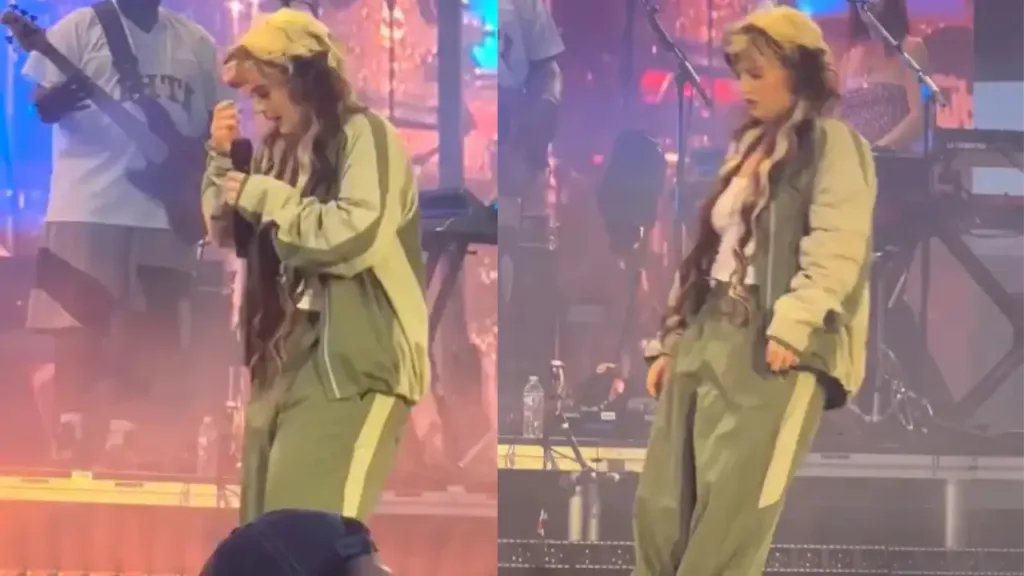 Lola Young Collapse on Stage