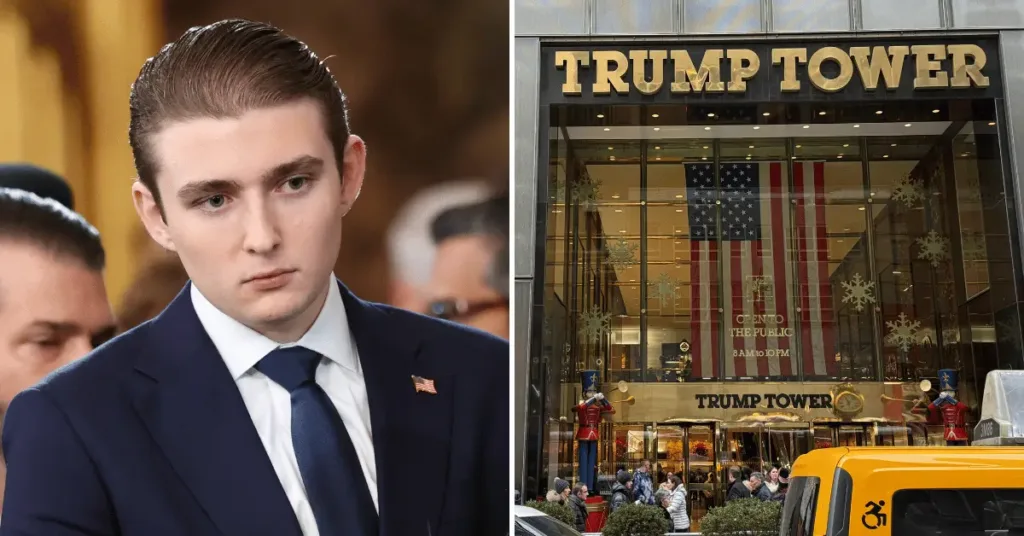 Barron Trump Shut Down Entire Floor of Trump Tower for a Date