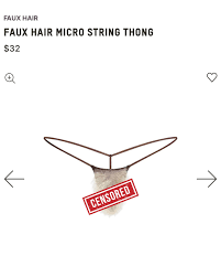 Kim Kardashian SKIMS Faux Hair Thong Sparks Internet Frenzy