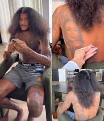 23-Year-Old Jalen Green Shows Massive Back Tattoo of His 40-Year-Old Baby Mama Draya Michele